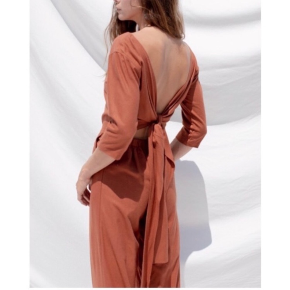 Ozma Atelier Jumpsuit _ Sienna in Rust